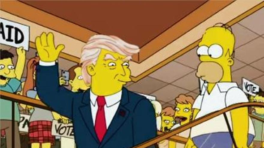 Els Simpson ja van predir que el magnat seria president