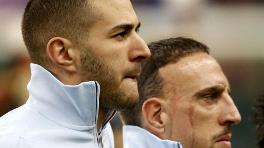 Benzema y Ribery.