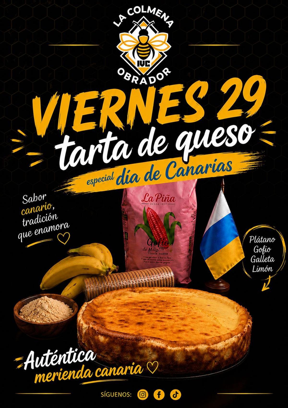 Plátano, gofio y limón: la tarta canaria que acaba de lanzar un obrador de Gran Canaria