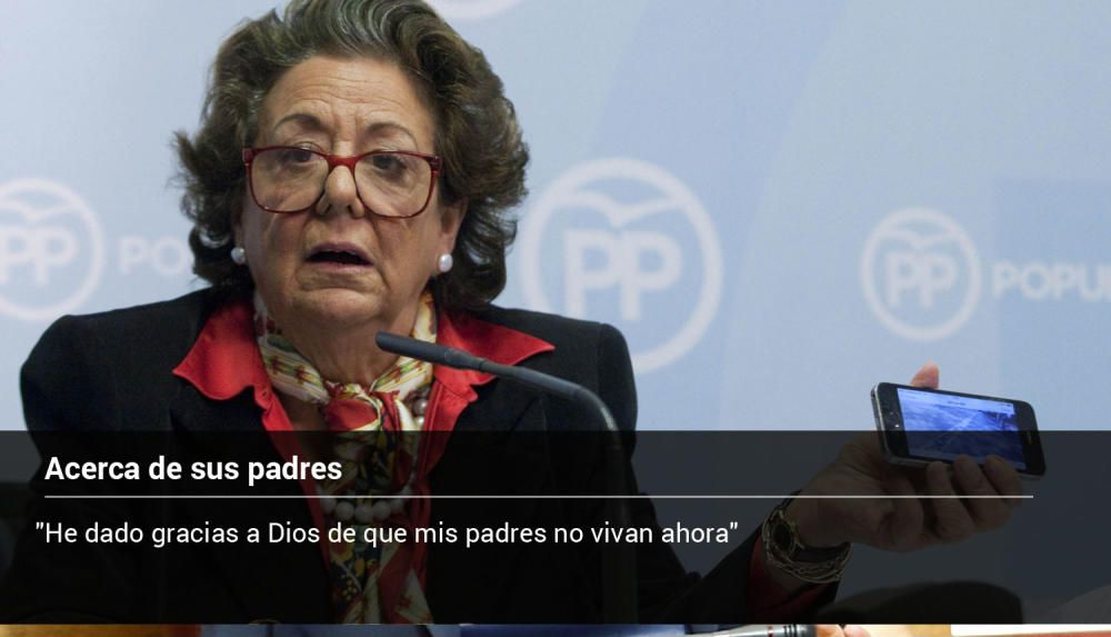 Rita Barberá, en diez frases