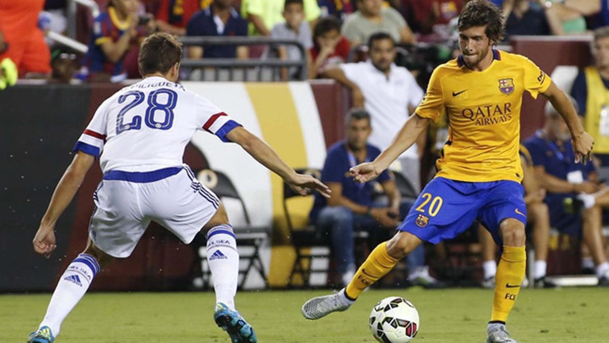 Sergi Roberto ha convencido a Luis Enrique durante la pretemporada