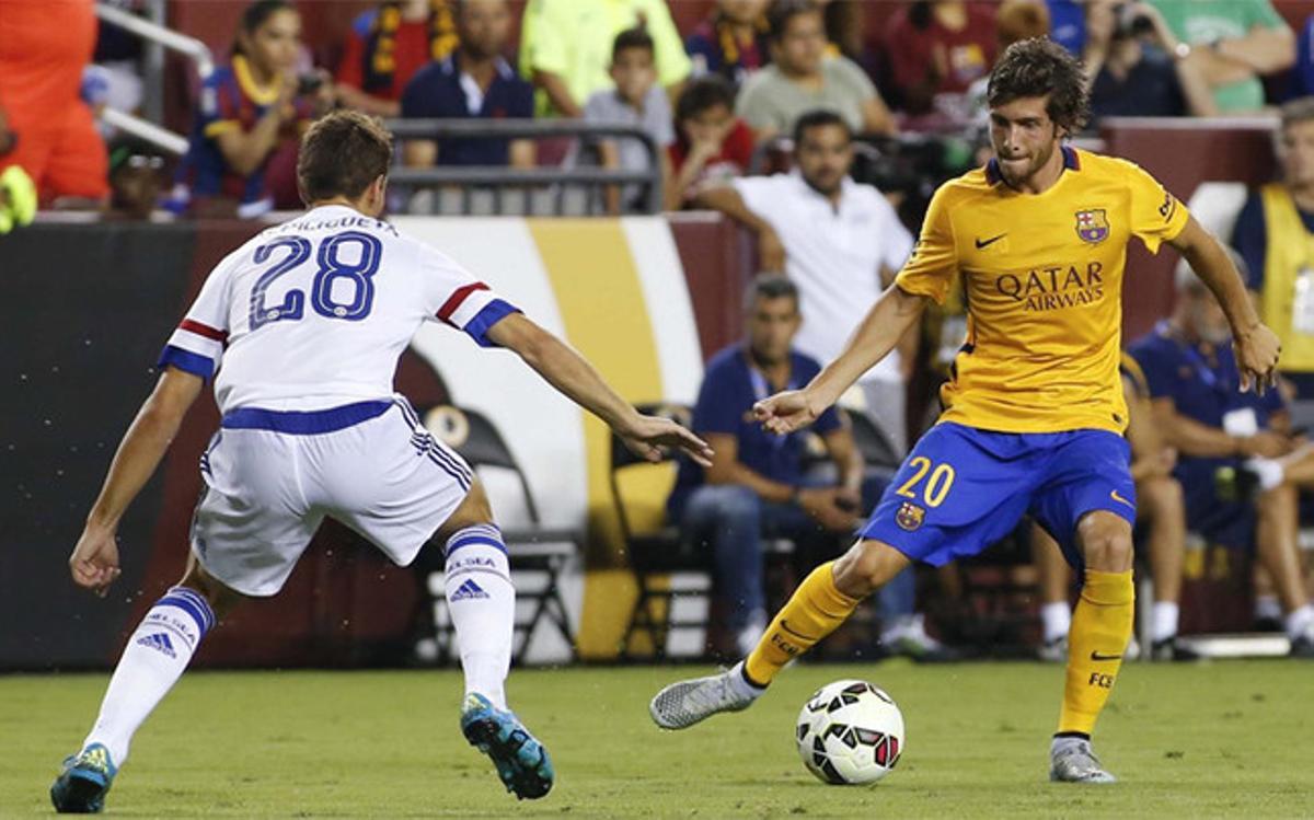 Sergi Roberto ha convencido a Luis Enrique durante la pretemporada