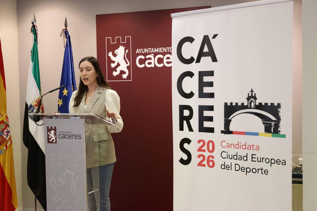 Presentación de la candidatura de Cáceres a la Capitalidad Europea del Deporte del 2026
