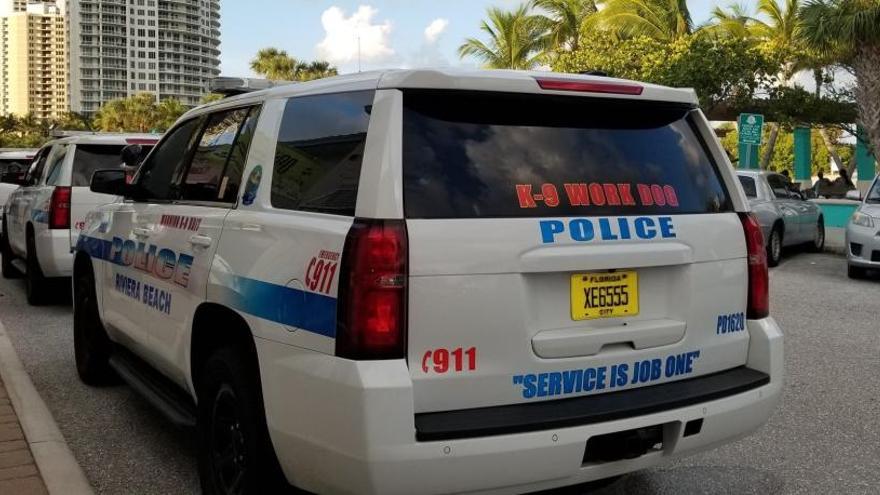 Coches de la Policía de Riviera Beach, Florida.