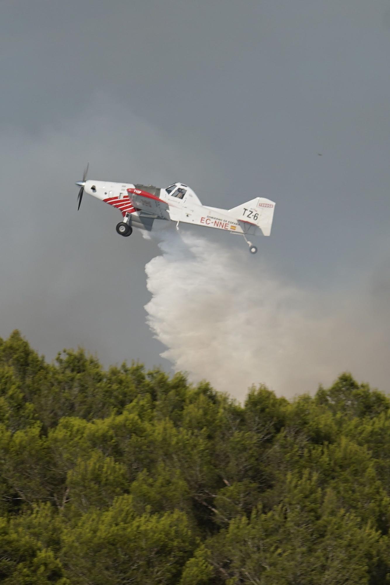 Les imatges de l'incendi de Ventalló i Vilopriu