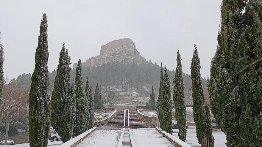 Las imágenes de Morella cubierta de nieve en Navidad