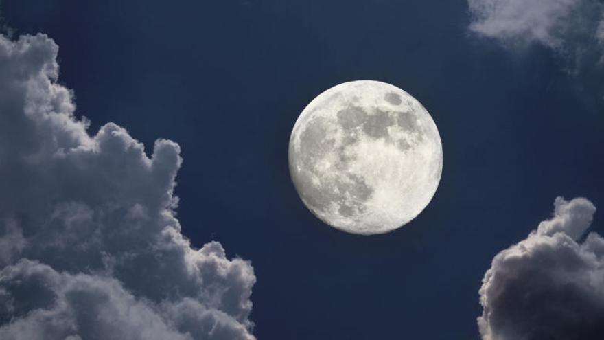 Las mareas dieron la foma a la luna.