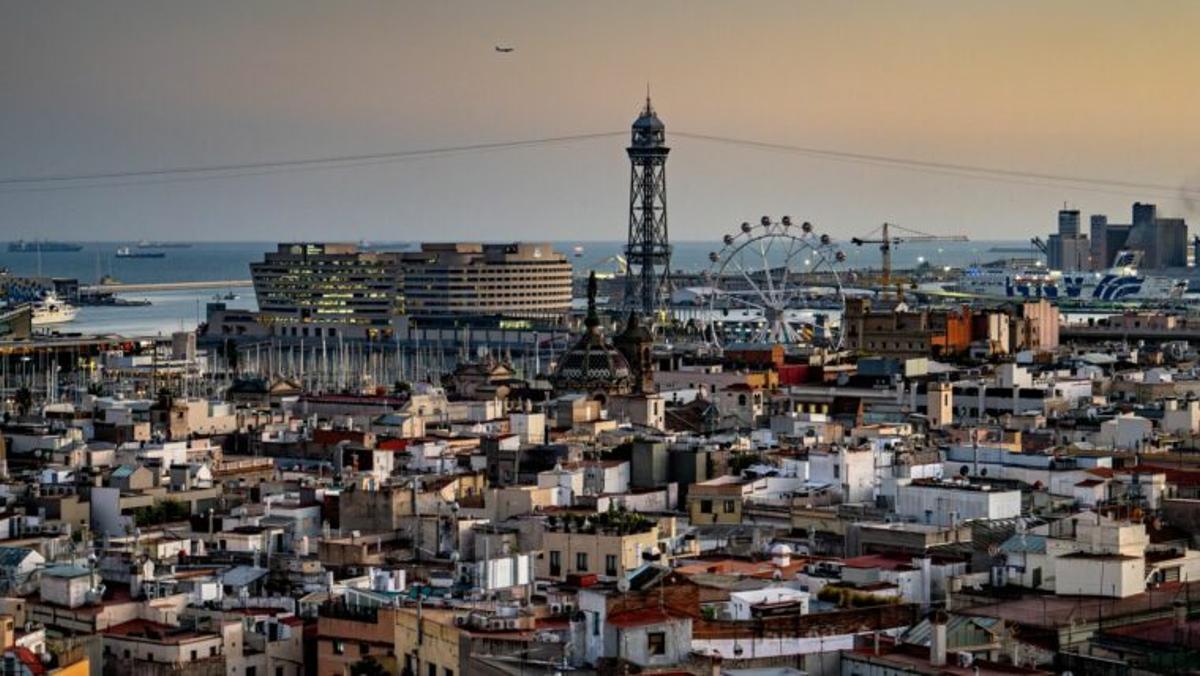 Panorámica de Barcelona hacia el litoral