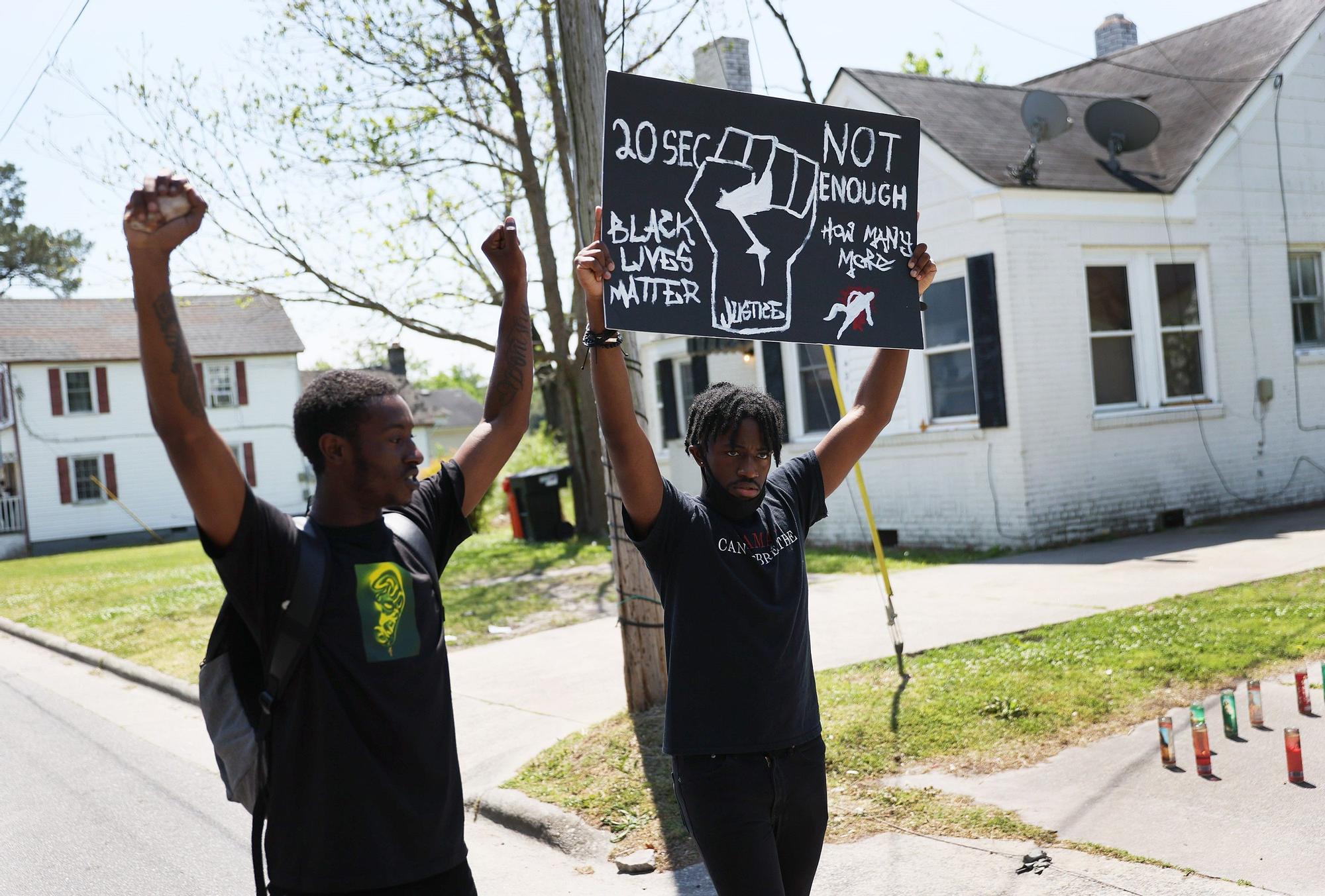 Protestas por la muerte de Andrew Brown