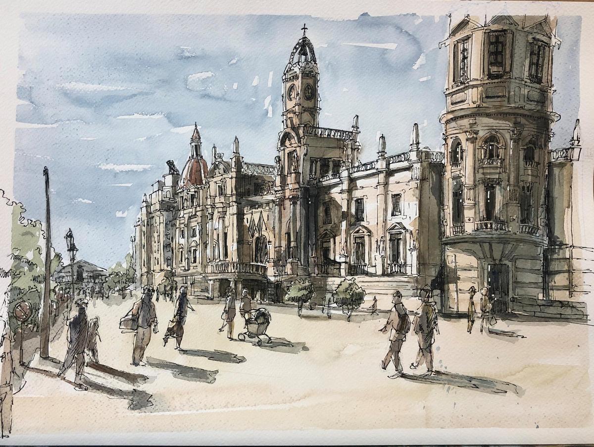 El Gil-Albert iniciará un taller de Sketch urbano para pintar en comunidad