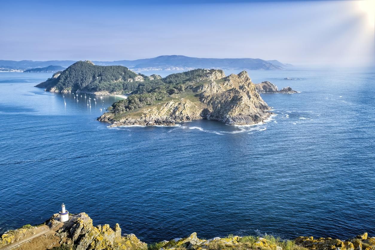 La isla de San Martiño es parte de las islas Cíes