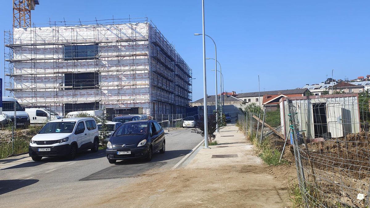 Estado de la construcción del centro en los terrenos de Sisalde.