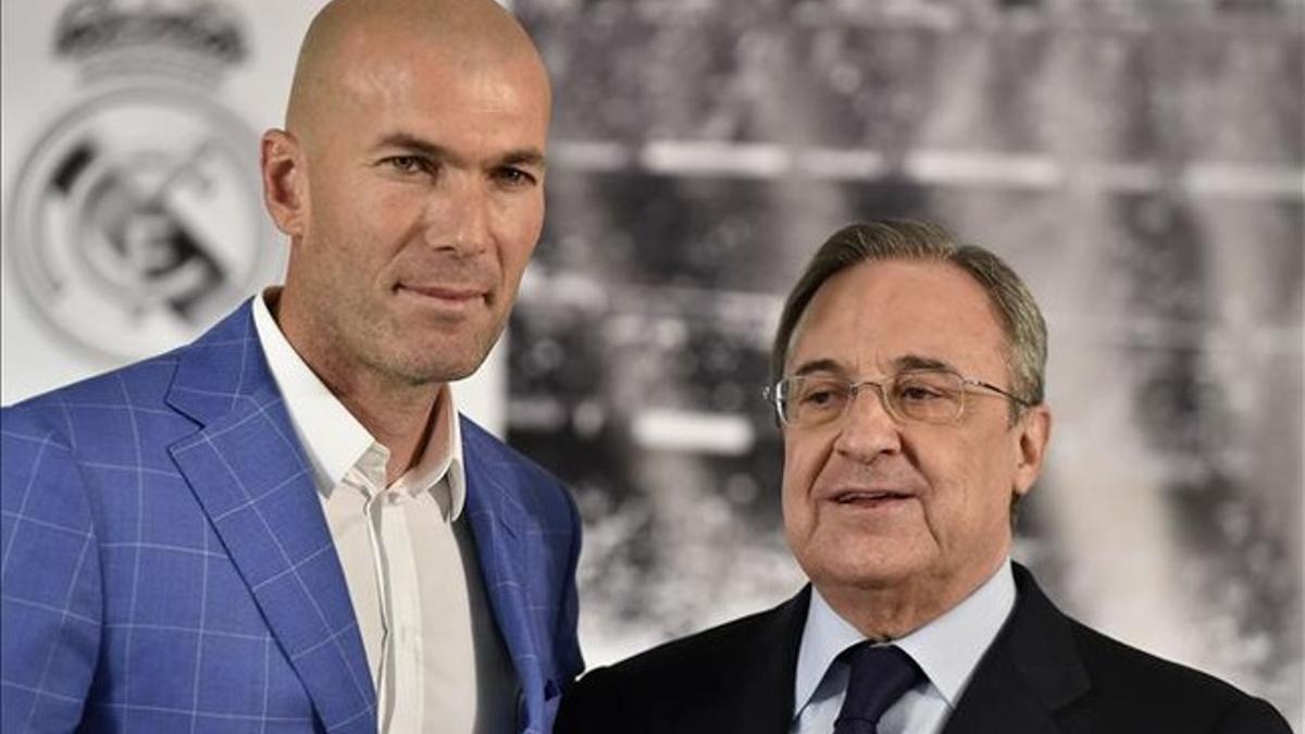 Zidane y Florentino Pérez tiene opiniones encontradas