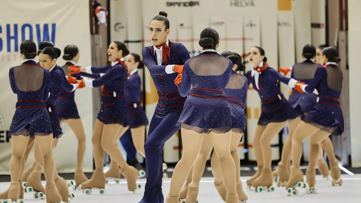 El guardiolenc Yeray Chaves en plena actuació al campionat d'Espanya