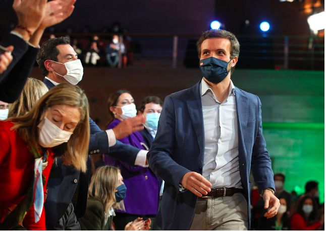 Pablo Casado, en la clausura del congreso del PP andaluz