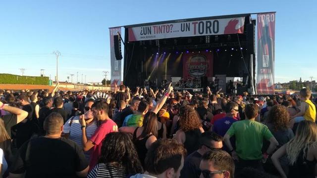 El público disfruta de uno de los conciertos de Vintoro en la edición del pasado año.