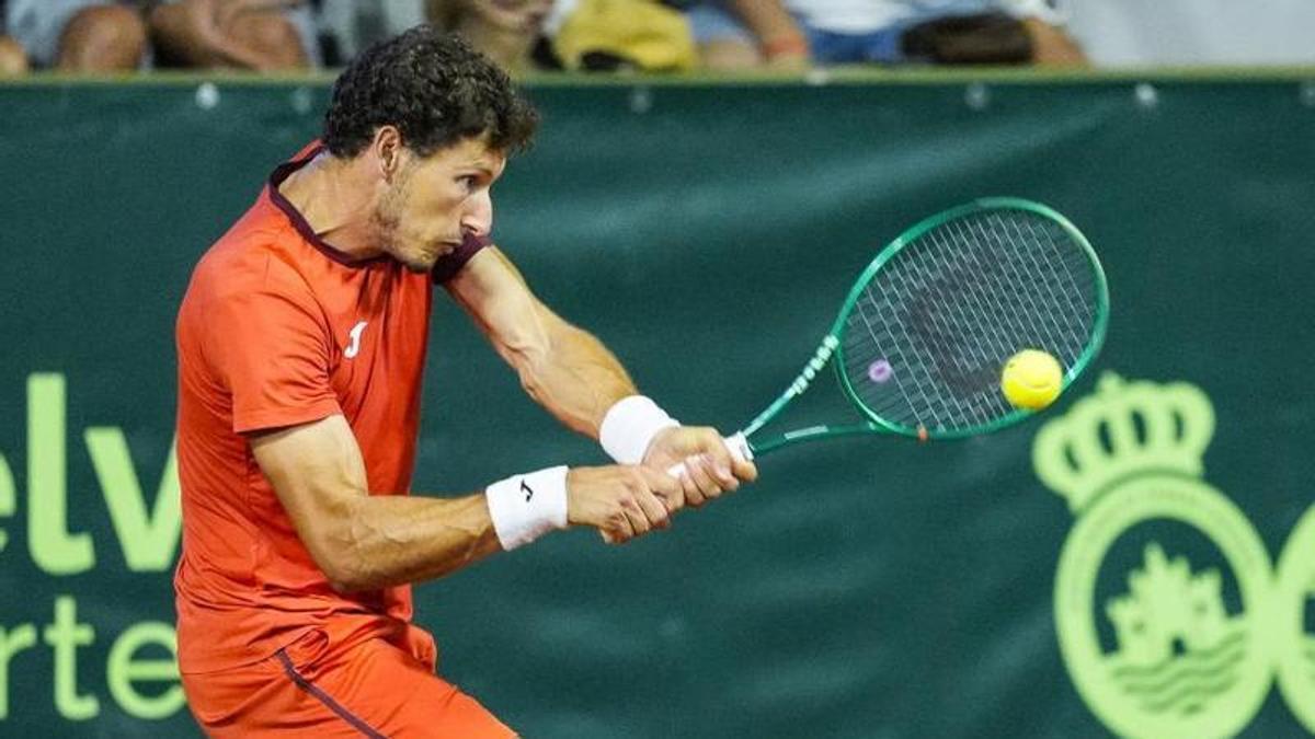 Pablo Carreño, durante la reciente final de la Copa del Rey.