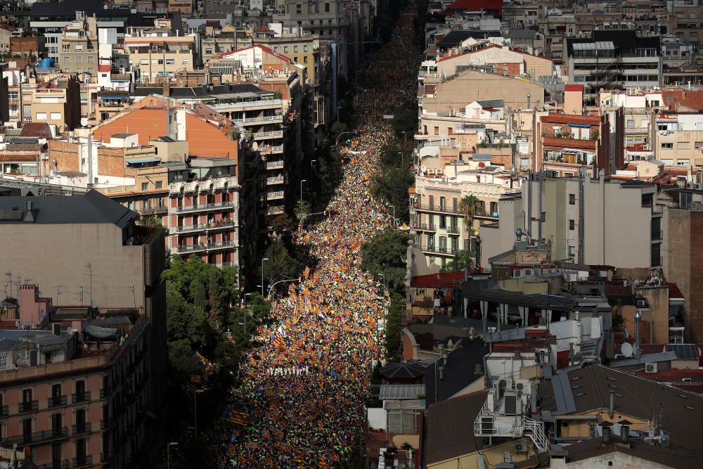 La Diada de l'11 de setembre a Catalunya