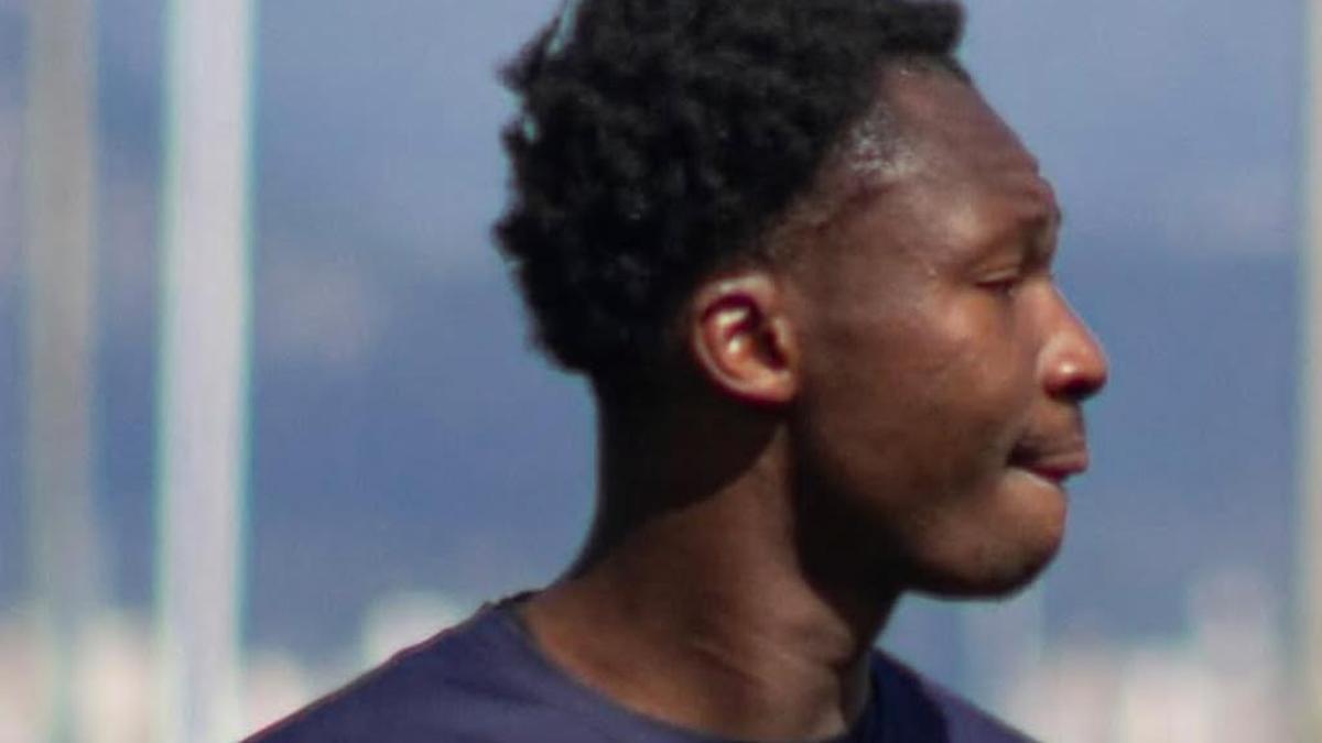 Daouda Koné amb la samarreta de l'Atlètic Lleida