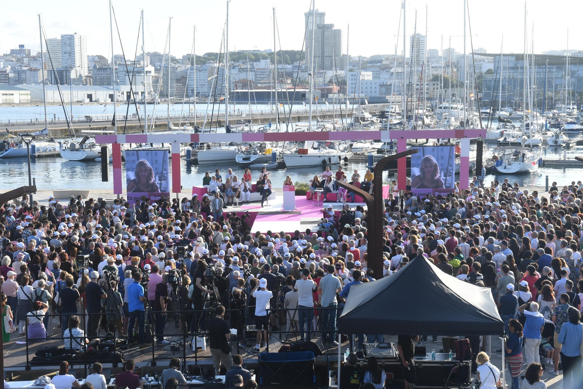 Yolanda Díaz abre campaña en A Coruña