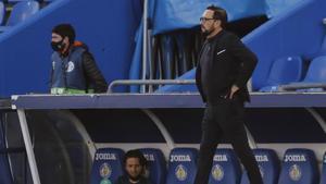 Bordalás vive uno de los momentos más complicados desde que es entrenador del Getafe