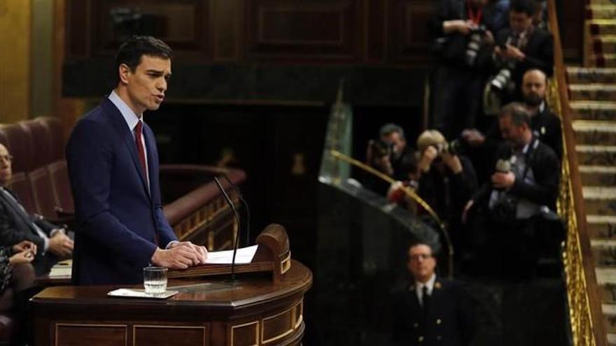 Así le hemos contado el primer discurso de Pedro Sánchez en su sesión de investidura