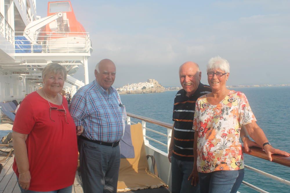 Peñíscola recibe un crucero del norte de Europa