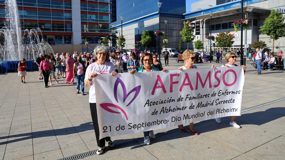 Fuenlabrada conmemora el Día Mundial del Alzheimer con una marcha solidaria