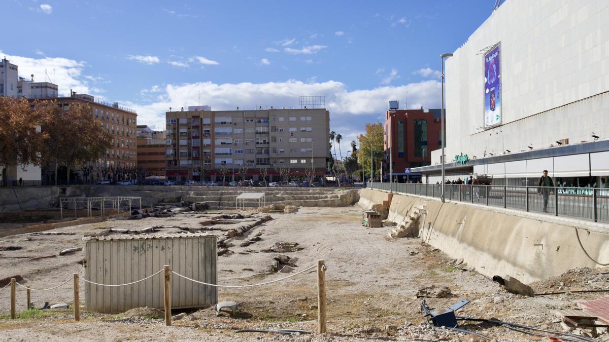 Estado actual del yacimiento de San Esteban en Murcia