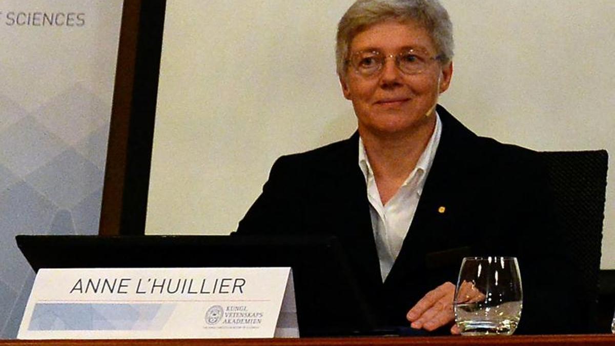 La investigadora Anne L'Huillier, en  una imagen de archivo.