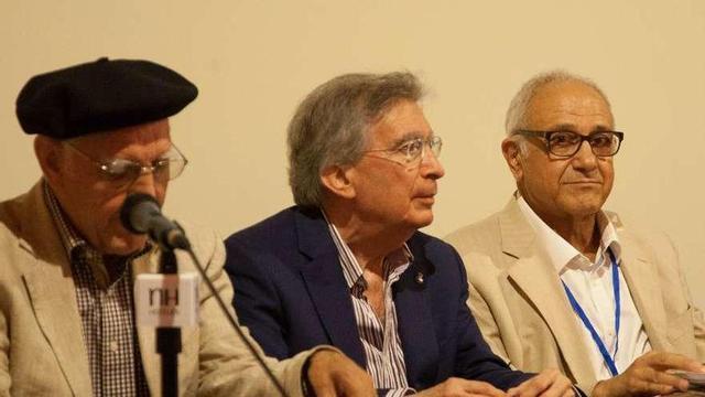 Desde la izquierda, Leandro Rodríguez, Alfonso Ramos y Abraham Haim.
