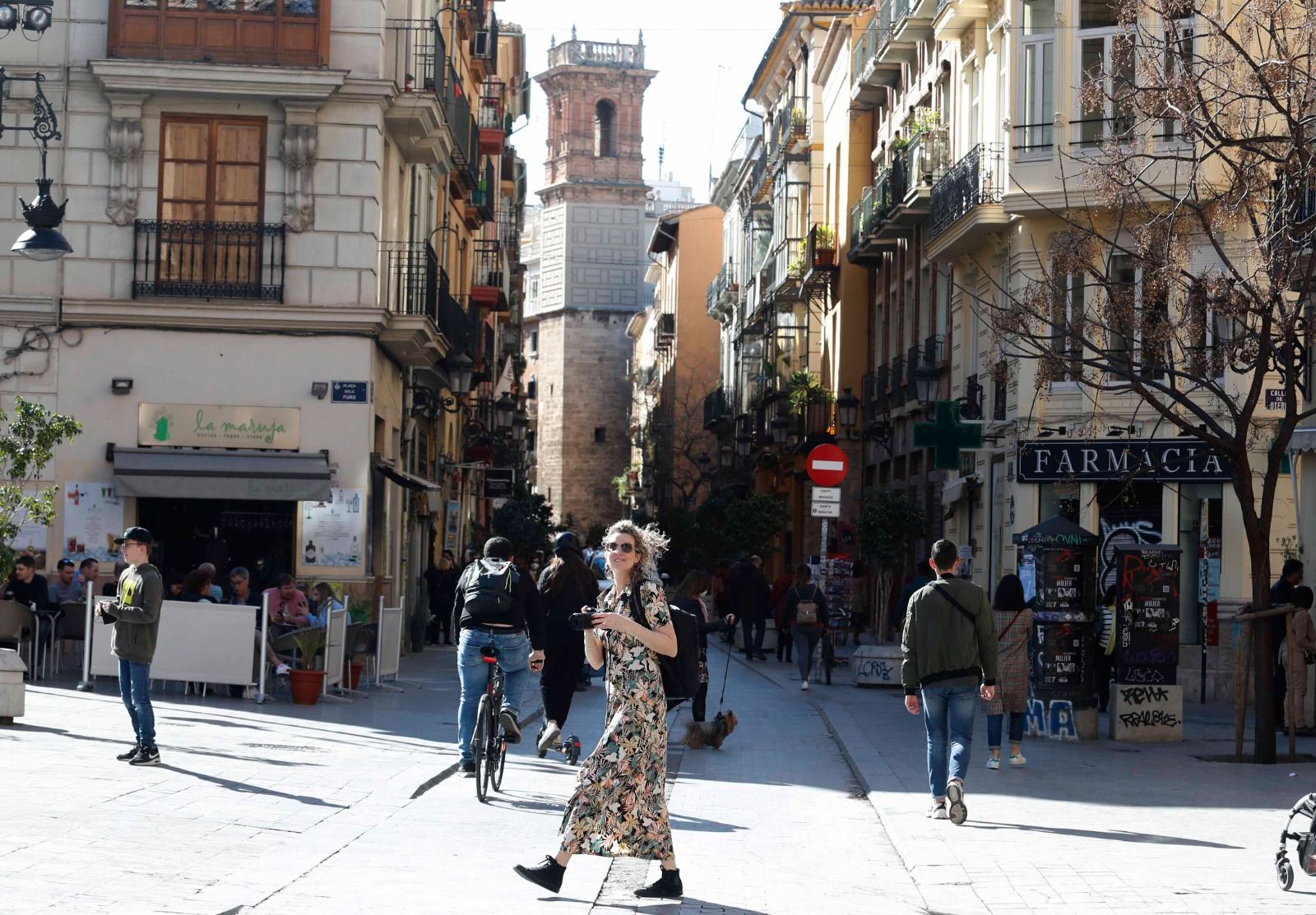 València disfruta al sol del penúltimo domingo de febrero