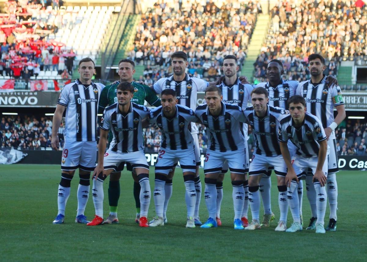 Once inicial del Castellón en su victoria contra el Almería (2-0).