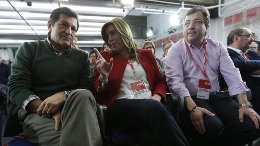 Susana Díaz, en el comité federal: &quot;Un gobierno de coalición con Podemos no lo veo&quot;