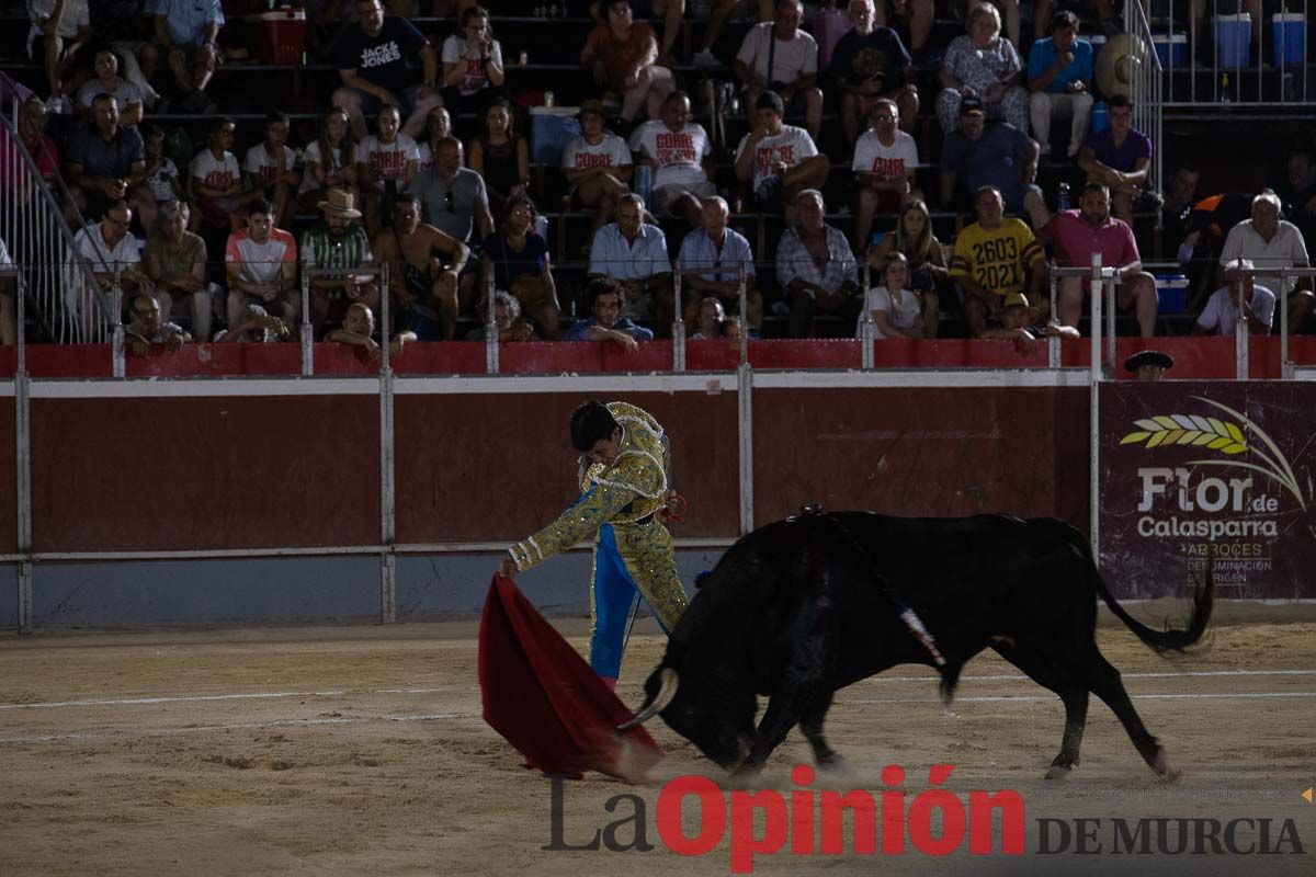 Segunda novillada de la Feria del Arroz en Calasparra (José Rojo, Pedro Gallego y Diego García)