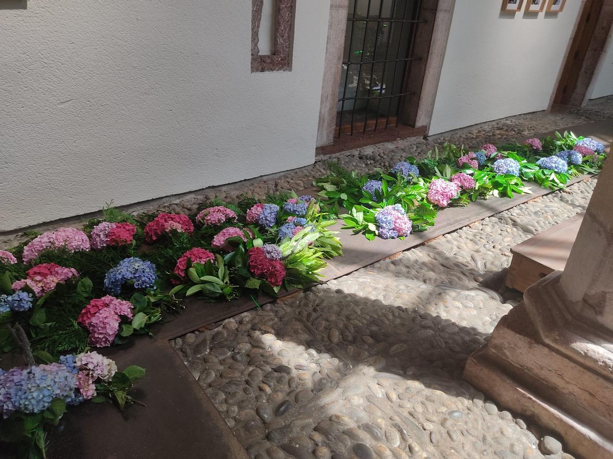 El enrame de la fuente del palacio Miranda- Valdecarzana, en imágenes