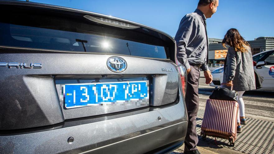 Un conductor de Cabify en València.