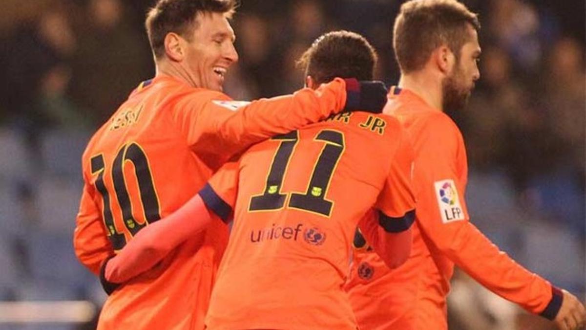 El Barça viste la camiseta carmesí fuera de casa