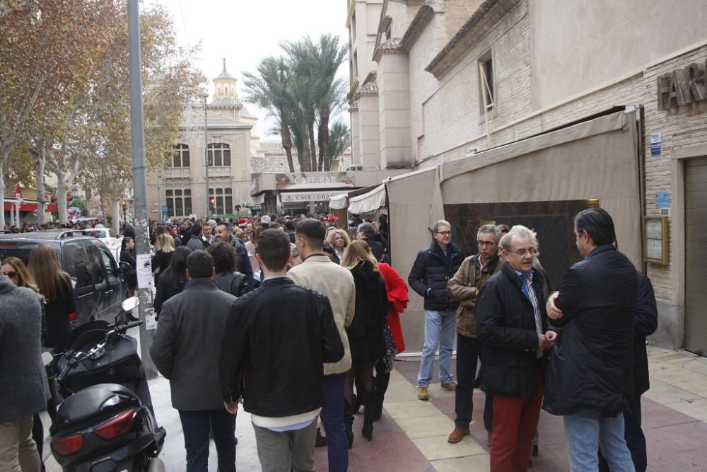 Tardebuena en el centro de Murcia: Romea y Alfonso X El Sabio