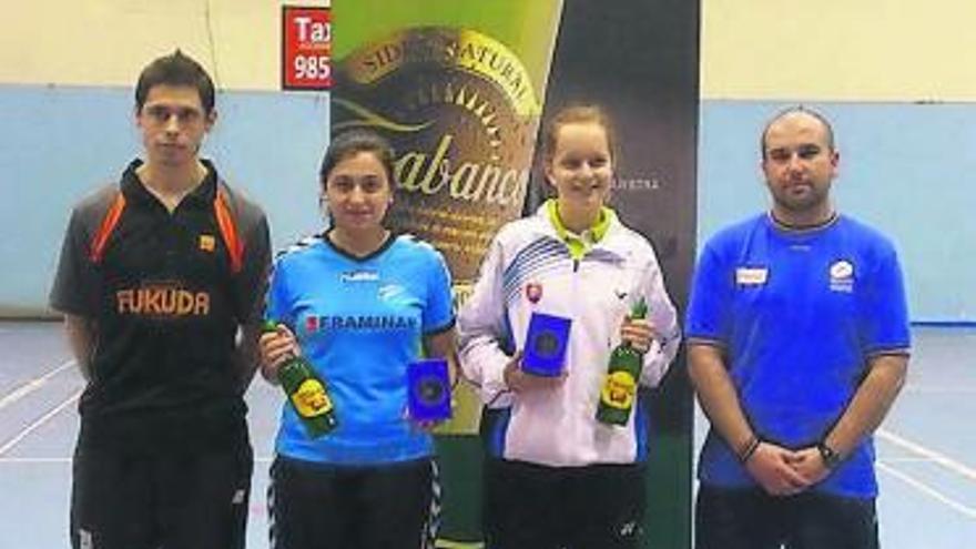 Premiados del Club Astures en el torneo mierense. / lne