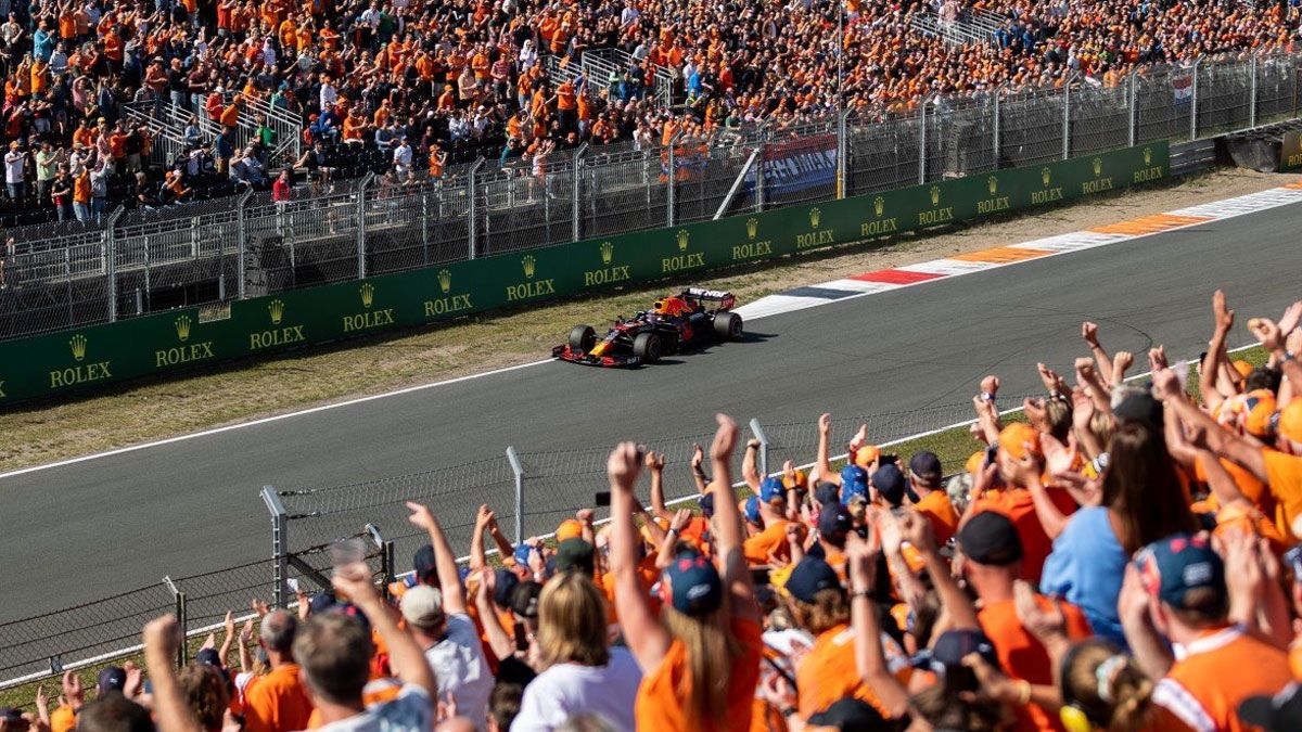 Verstappen, impulsado por su afición en el GP de los Países Bajos