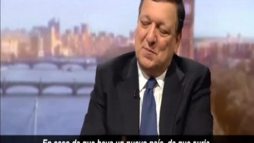 Barroso ve "muy difícil" una Escocia independiente dentro de la UE