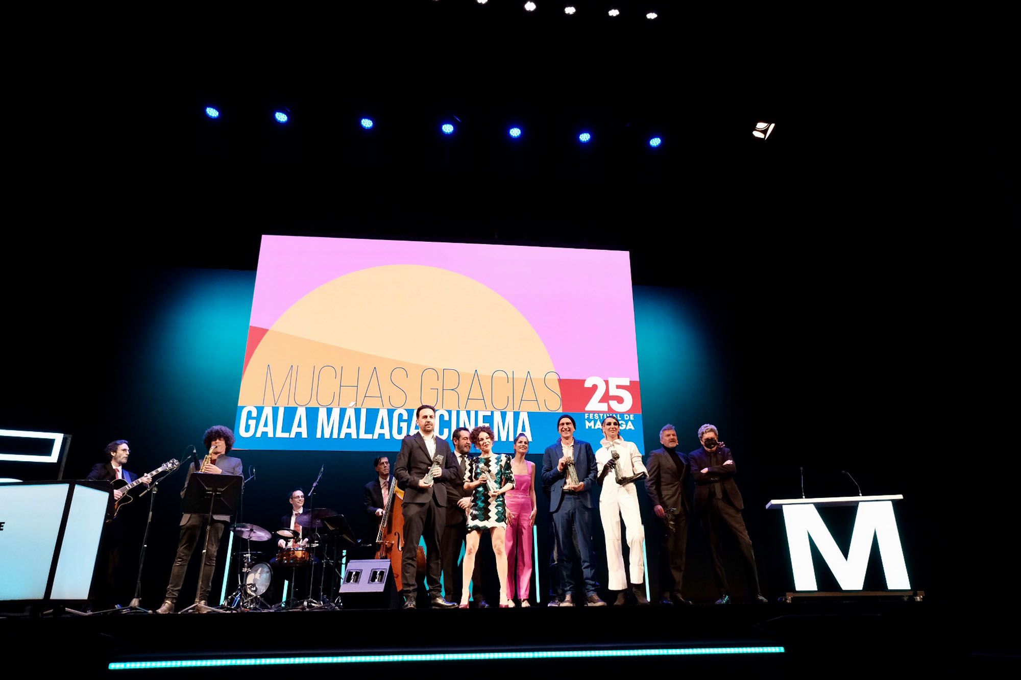 Las imágenes de la gala de los premios Málaga Cinema del Festival