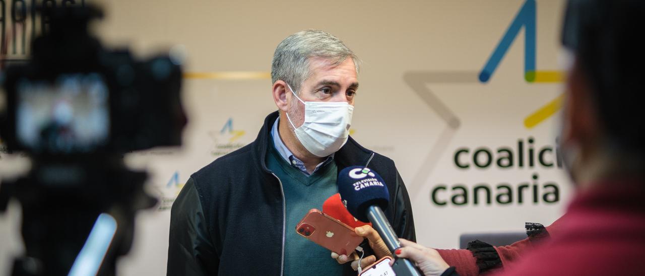 El secretario general de Coalición Canaria (CC), Fernando Clavijo.
