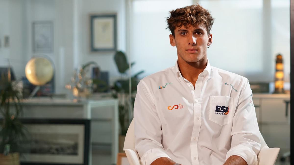 Nacho Baltasar fue el regatista más joven del equipo olímpico español en París 2024.