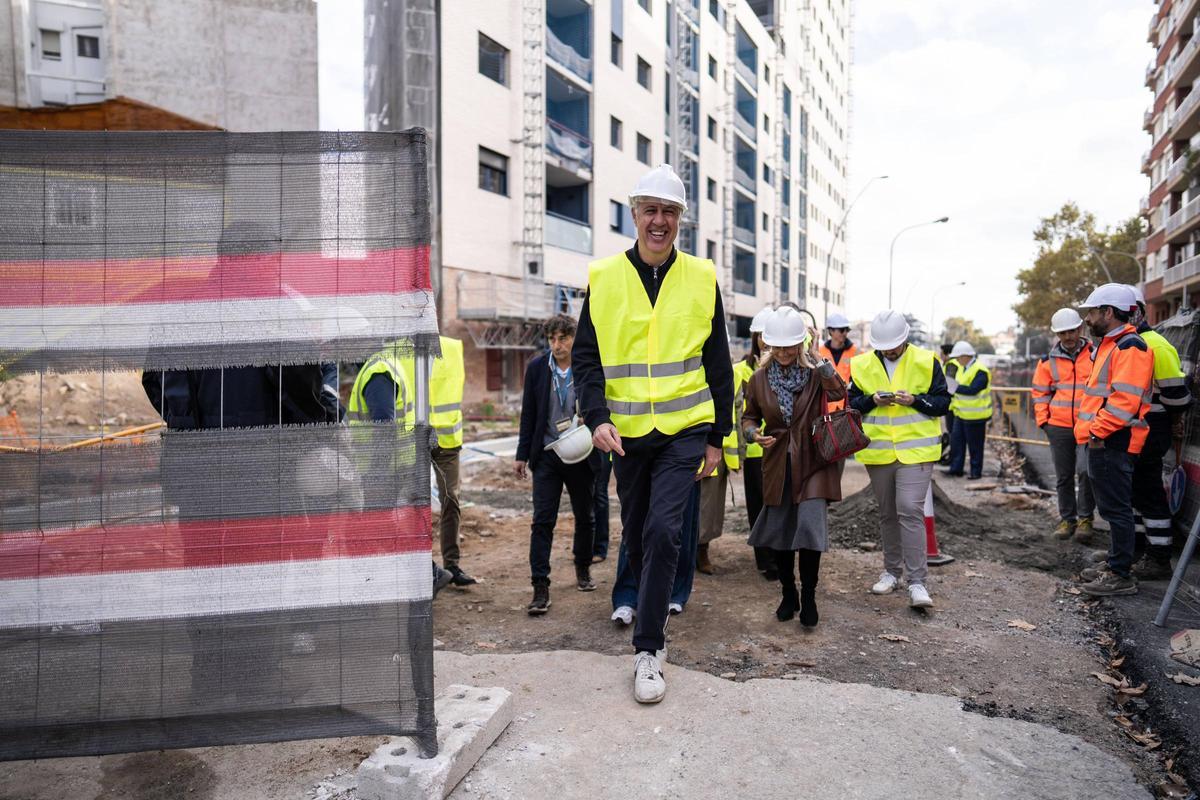 Las obras de la Rambla de Sant Joan de Badalona finalizarán en verano del 2026