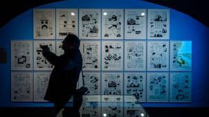 BArcelona 02/04/2025 Icult Exposición Dibuixar és pensar de Chris Ware, invitado estrella del Cómic Barcelona, en el CCCB. - RETRATOS A CHRIS WARE . AUTOR: JORDI OTIX