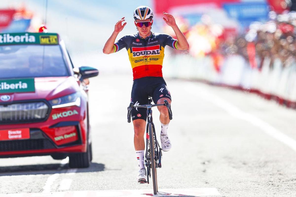 Evenepoel demostra a la Vuelta que els campions sempre responen
