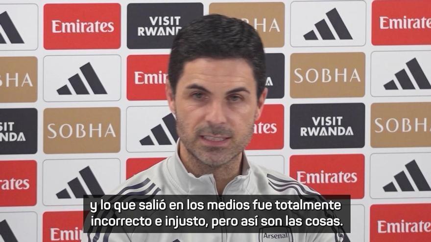 Arteta responde al vídeo viral de un aficionado acosándole