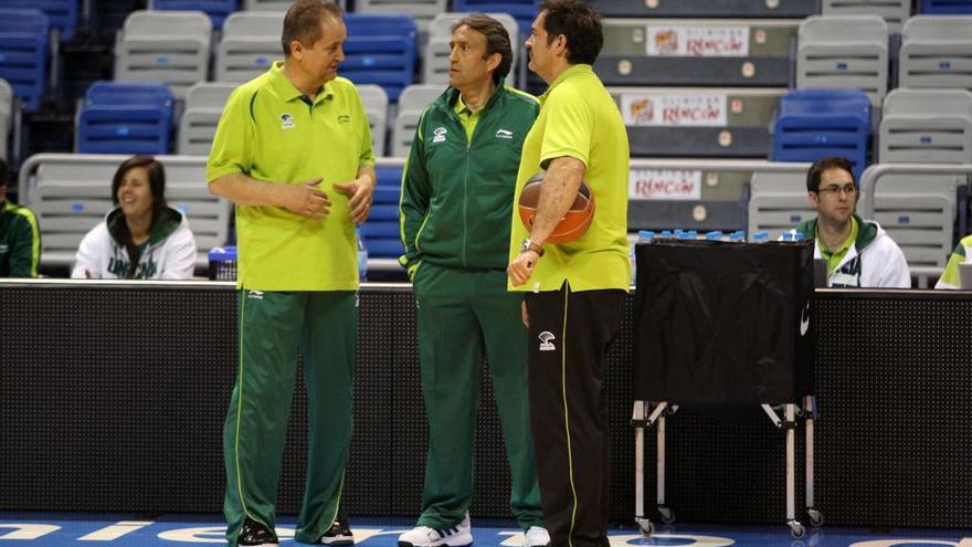 Paco Aurioles, junto a Luis Casimiro en su anterior etapa.